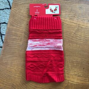 Holiday pet sweater